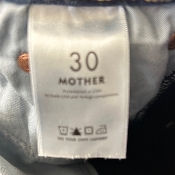 MOTHER Dark Blue Flare Jeans - Picture 9 of 9